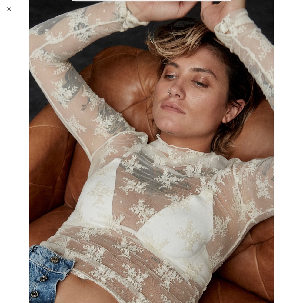 Free People Lady Lux layering top